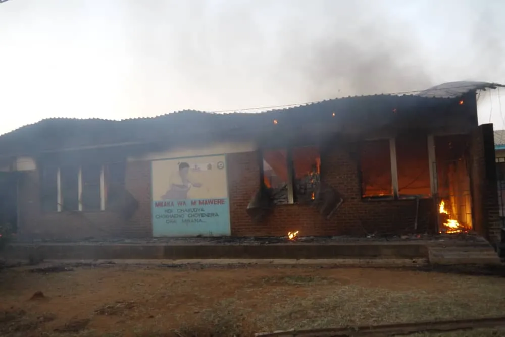 Incendio Ospedale Governativo di Balaka 2020 07